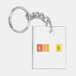 BrO Si  Acrylic Keychains