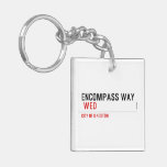 ENCOMPASS WAY   Acrylic Keychains