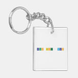 capas tectónicas  Acrylic Keychains