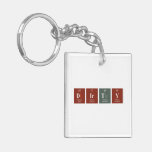 Dirty  Acrylic Keychains