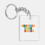 Periodic 
 Table 
 Rocks  Acrylic Keychains