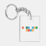 I luv you
 Sarah  Acrylic Keychains