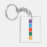K
 A
 R
 E
 N  Acrylic Keychains