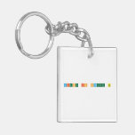 Science is sweet as  Acrylic Keychains