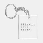 Periodic
 Table
 Writer  Acrylic Keychains