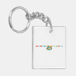 XII FERIA DE CIENCIAS Y TECNOLOGÍA
 DESCUBRE 
 EXPLORA
 INVESTIGA  Acrylic Keychains