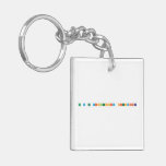 No a la violencia cientifica  Acrylic Keychains