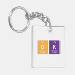Ok  Acrylic Keychains