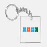 Coffee  Acrylic Keychains