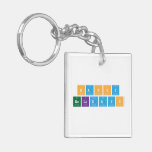 Happy 
 Holidays   Acrylic Keychains