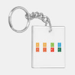 C O L D
 F I R E  Acrylic Keychains