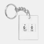 Go  Acrylic Keychains