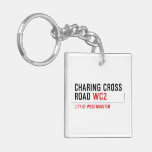 Charing Cross Road  Acrylic Keychains