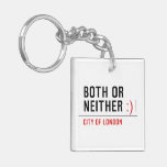 BOTH or NEITHER  Acrylic Keychains