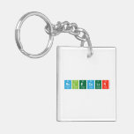 Molecular  Acrylic Keychains