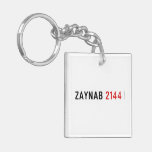 Zaynab  Acrylic Keychains