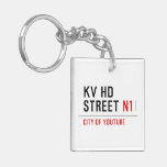 KV HD Street  Acrylic Keychains