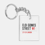 ELOI GOMES Street  Acrylic Keychains