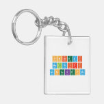 PHATEDI 
 MOLWIXI 
 MOSELAKGOMO   Acrylic Keychains