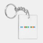 Va Iubim Profa   Acrylic Keychains