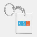 Abhi  Acrylic Keychains