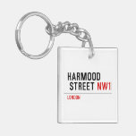 Harmood  street  Acrylic Keychains