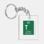 T  Acrylic Keychains