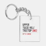 Upper  tulse hill/ Treetop  Acrylic Keychains