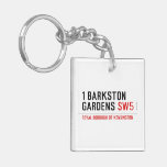 1 barkston gardens  Acrylic Keychains