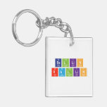 Ba|l|li|n
 R|a|llin  Acrylic Keychains