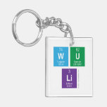 Wu
 Li  Acrylic Keychains
