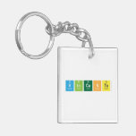 Vincente  Acrylic Keychains