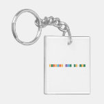 Periodic Name Project  Acrylic Keychains