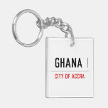 GHANA  Acrylic Keychains