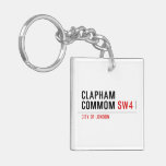 Clapham Commom  Acrylic Keychains