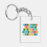 felicesvacaci
 onesdesde
 elhospital 
 universitario
 severoochoa  Acrylic Keychains