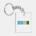 nining  Acrylic Keychains