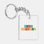 Merry 
 Christmas  Acrylic Keychains