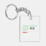 ISHMAEL MAKGAE MUSONA  Acrylic Keychains