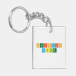 Periodic
 Table  Acrylic Keychains