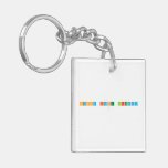 Happy First Birthday
   Acrylic Keychains