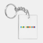 Tabla Periodica  Acrylic Keychains