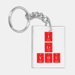 I
 Lv
 you  Acrylic Keychains