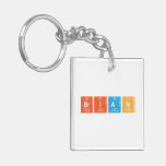 Brian  Acrylic Keychains