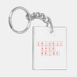 Periodic
 Table
 Writer  Acrylic Keychains