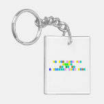 Do you trust me?
 Really?
 No. Si. No.
 I don’t trust you.   Acrylic Keychains