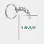 Mi lema de vida
 Be you Be happy  Acrylic Keychains