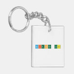 Science Lab  Acrylic Keychains