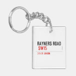 Rayners Road   Acrylic Keychains
