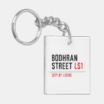 Bodhran Street  Acrylic Keychains